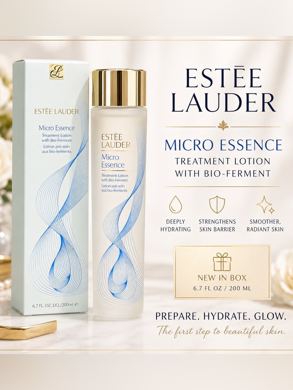 Estée Lauder Micro Essence Treatment Lotion with Bio-Ferment 6.7 oz / 200ml NIB